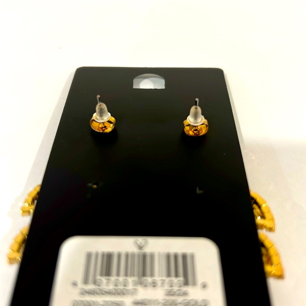 Windsor Gold and Silver Leaf Earrings - Picture 7 of 7